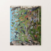 Achtertuin vogels van Kentucky Legpuzzel (Verticaal)