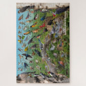 Achtertuin vogels van Kentucky Legpuzzel (Verticaal)