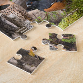 Achtertuin vogels van Minnesota Legpuzzel (Zijkant)