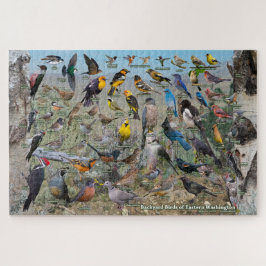 Achtertuin vogels van Oost-Washington Legpuzzel