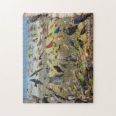Achtertuin vogels van Wisconsin Legpuzzel (Verticaal)