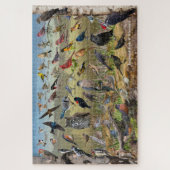 Achtertuin vogels van Wisconsin Legpuzzel (Verticaal)