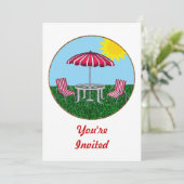 Achtertuin zomerreces kaart (Staand voorkant)