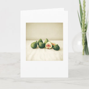 Achtertuinvijgen I Fotoschilderij Blank Wenskaart Kaart