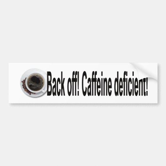 Achteruit Bumpersticker (Voorkant)