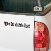 Achteruit Bumpersticker (Op Truck)