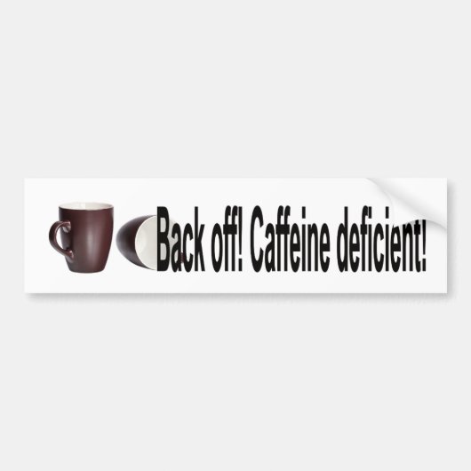 Achteruit Bumpersticker (Voorkant)