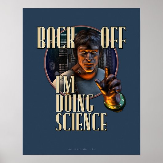 Achteruit: ik doe WETENSCHAP (16 x 20 inch) Poster (Voorkant)