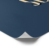 Achteruit: ik doe WETENSCHAP (16 x 20 inch) Poster (Hoek)