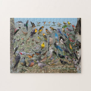 Achterwerende vogels van de BC Interior Legpuzzel