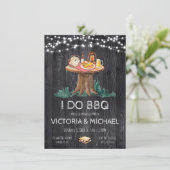 Achterwerf BBQ Enchanted Evening String of light Kaart (Staand voorkant)