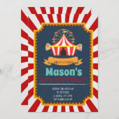 Achterwerpcarnaval partijuitnodiging kaart (Voorkant / Achterkant)