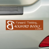 Achterwoordbumper sticker (Op auto)