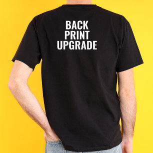 Achterzijde Afdrukken Upgrade Achterzijde Afdrukke T-shirt