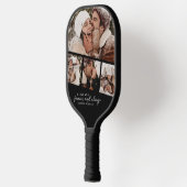 Achterzijde Fotostrip Collage Pickleball Paddle (Links)