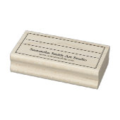 Achterzijde kunstlabel stempel (Stempel)