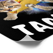 Achterzijde met tacocat gespeld is tacocatkat en t poster (Hoek)
