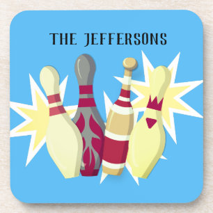 -achtige Bowling Bier Onderzetter