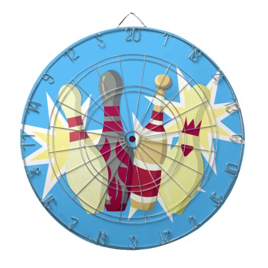 -achtige Bowling Dartbord (Voorkant)