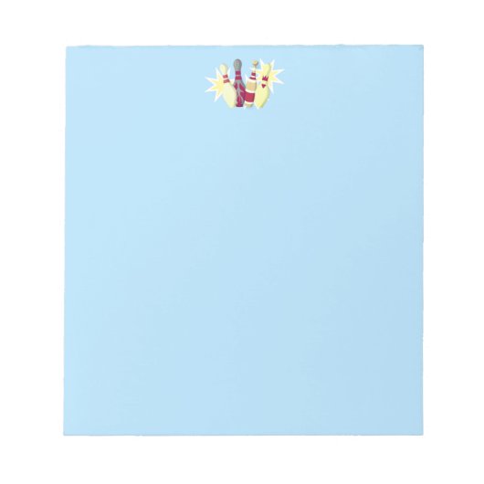 -achtige Bowling Notitieblok (Voorkant)