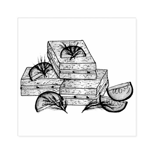 Achtmiddag Tea Party Cucumber Dill Finger Sandwich Rubberstempel (Afrduk)