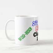 Achtste klas Afstuderen jaar heb ik het gedaan! Koffiemok (Links)