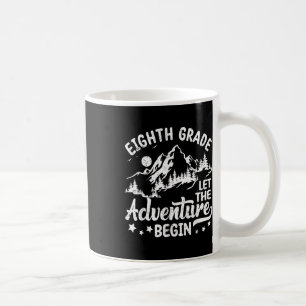 Achtste leerjaar laat het avontuur beginnen terug koffiemok