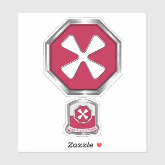 ACHTSTE LEGER STICKER (Vel)