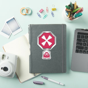 ACHTSTE LEGER STICKER