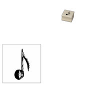 Achtste noot Rubberstempel Rubberstempel (Gestempeld)