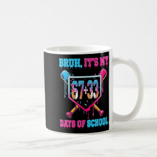 Achttien is mijn 67 33 schooldag honkbal jongens k koffiemok