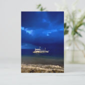 Achttien seizoenskapje poster voetstuk bedankkaart (Staand voorkant)