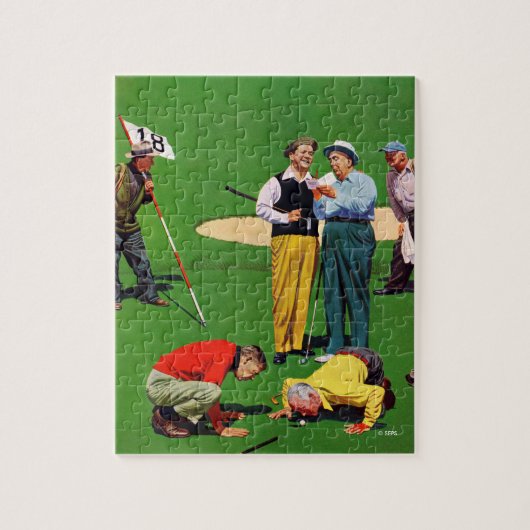 achttiende gat legpuzzel (Verticaal)