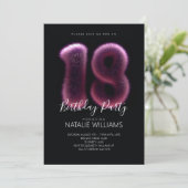 Achttiende verjaardag kaart (Staand voorkant)