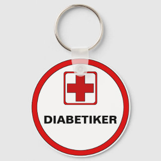 Achtung – DIABETIKER Sleutelhanger