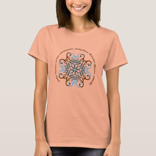 Achtvoudig pad voor dames, gebrand T-shirt (Voorkant)