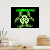 Acid Green Biohazard 08 Poster (Keuken)