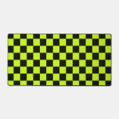 Acid green black checkerboard pattern (Recto)