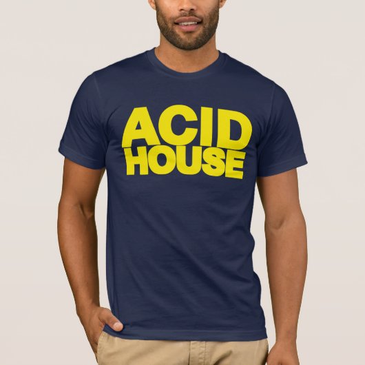ACID HOUSE Yellow T-shirt (Voorkant)