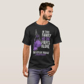 Acid Reflux Disease Awareness Month Periwin T-shirt (Voorkant volledig)