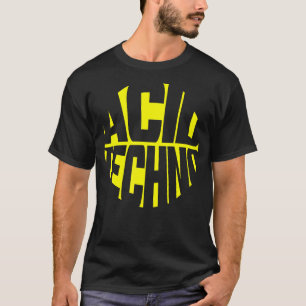 Acid Techno Circle Rave DJ 303 Festival Electronic T-shirt