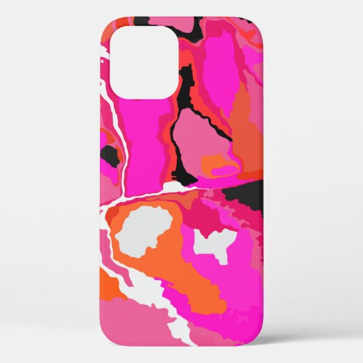 Acid Vivid Digital Psychedelic Bright Background. Case-Mate iPhone Case (Achterkant)