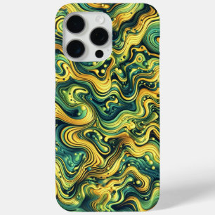 Acid Wave Camo, trippy ontwerp, camouflagepatroon iPhone 15 Pro Max Hoesje