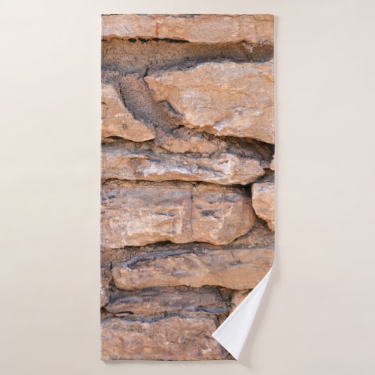 Acient brick wall. Grunge brick wall background. B (Serviette de bain)