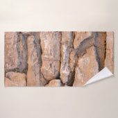 Acient brick wall. Grunge brick wall background. B (Serviette de bain)