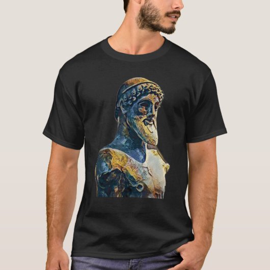 Acient Italy Roman Statue Abstract Teacher 65 T-shirt (Voorkant)