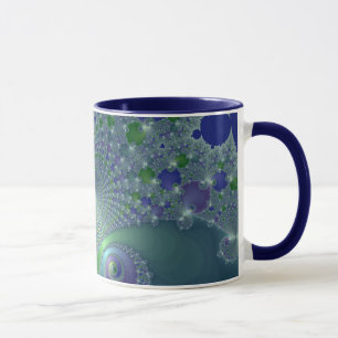 Acier bleu - Mug fractal