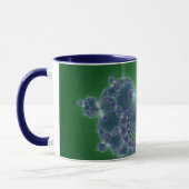 Acier bleu - Mug fractal (Gauche)