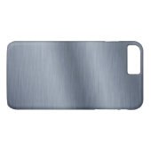 Acier brossé apparence élégant iPhone 7 Plus Coque (Dos (Horizontal))