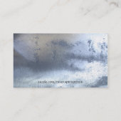 ACIER BRÛLÉ Carte de visite à effet métallique (Dos)